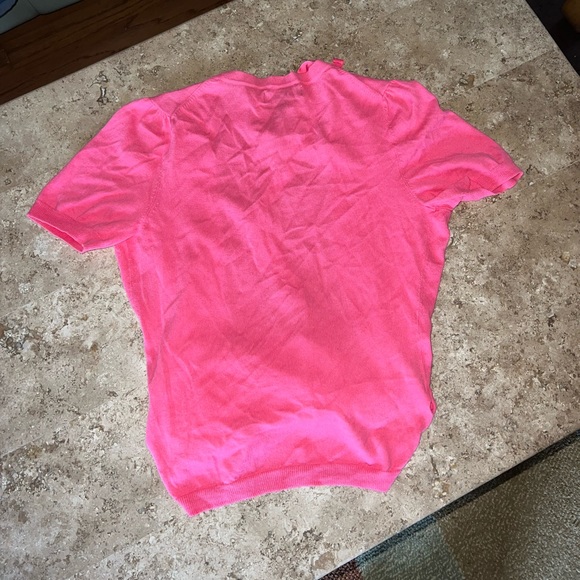 FINAL HOURS! Express Cashmere Cotton Pink Wrap Blouse Size Small in Excellent! - Picture 6 of 6